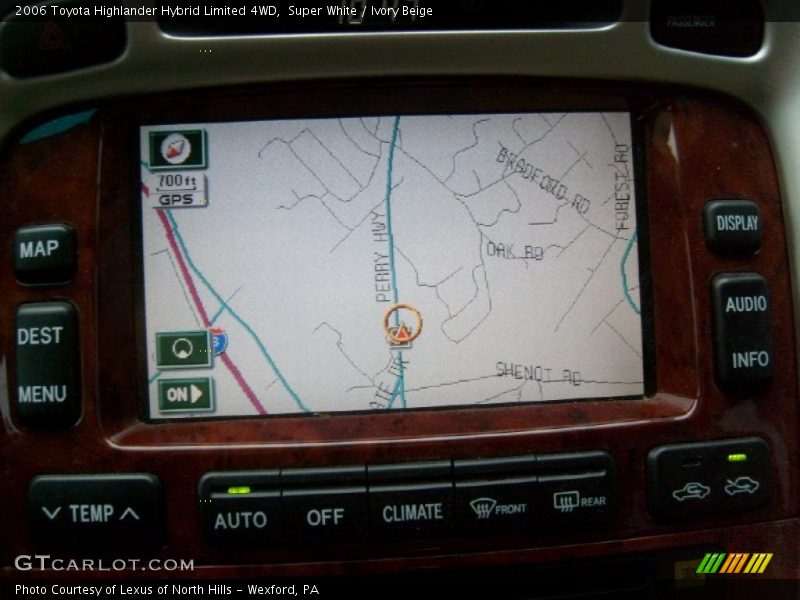 Super White / Ivory Beige 2006 Toyota Highlander Hybrid Limited 4WD