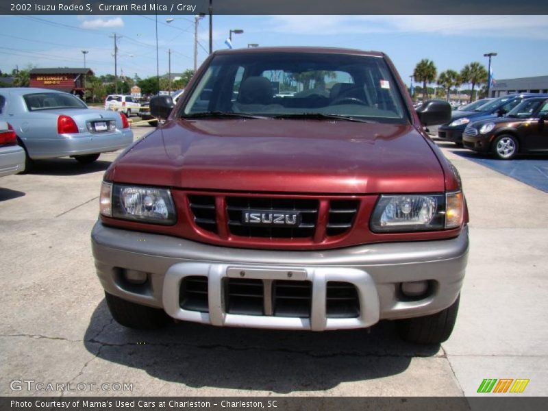 Currant Red Mica / Gray 2002 Isuzu Rodeo S