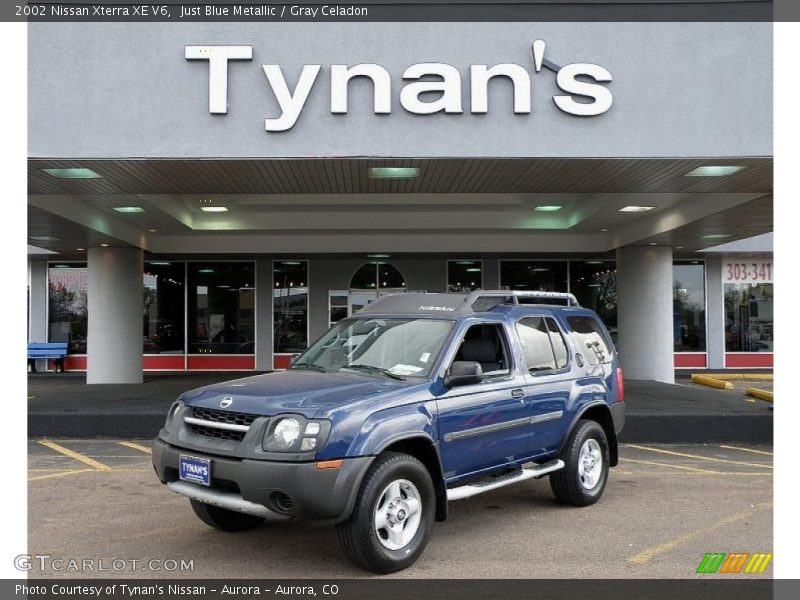 Just Blue Metallic / Gray Celadon 2002 Nissan Xterra XE V6