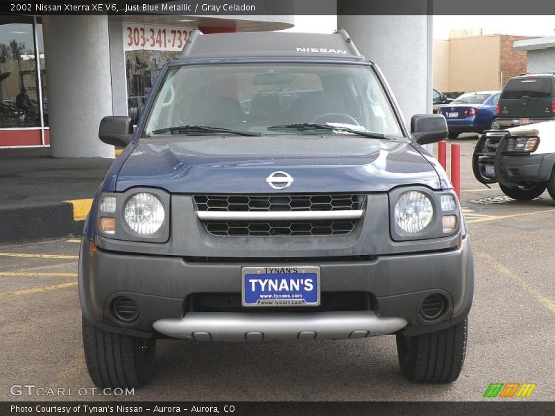 Just Blue Metallic / Gray Celadon 2002 Nissan Xterra XE V6