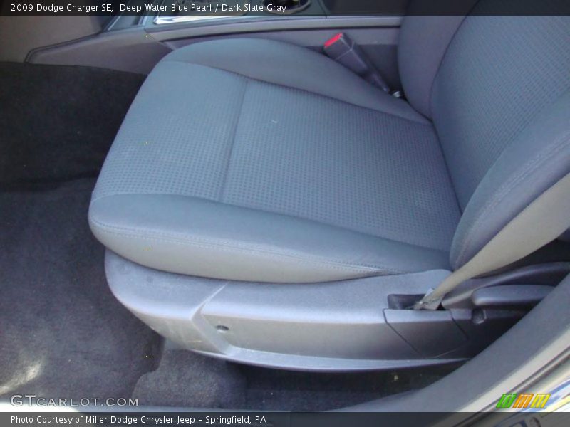 Deep Water Blue Pearl / Dark Slate Gray 2009 Dodge Charger SE