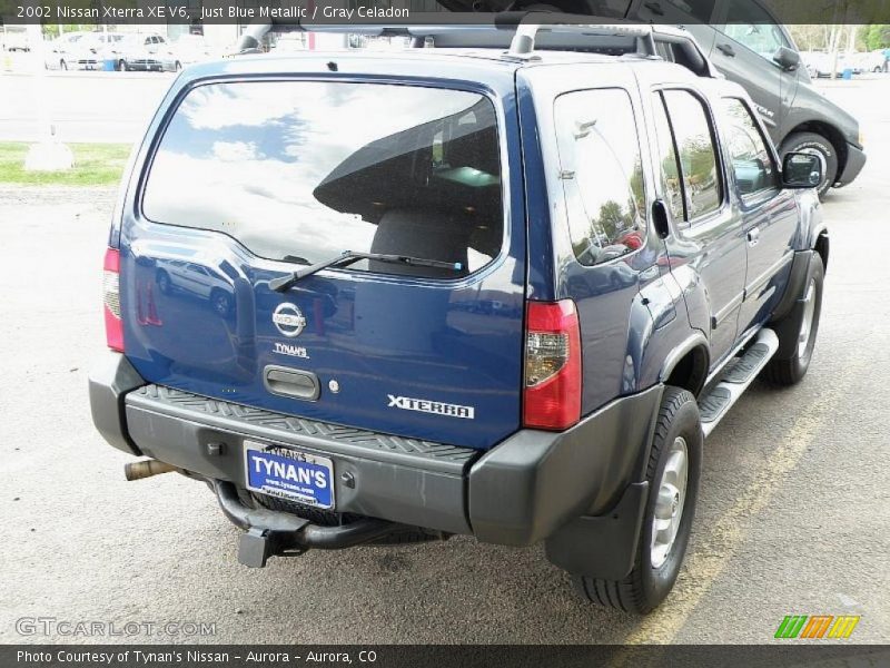 Just Blue Metallic / Gray Celadon 2002 Nissan Xterra XE V6