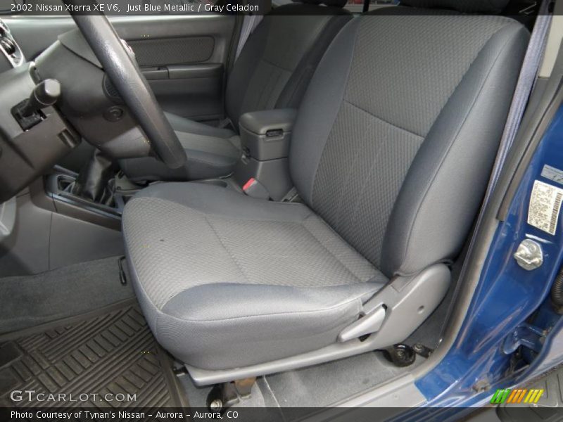 Just Blue Metallic / Gray Celadon 2002 Nissan Xterra XE V6