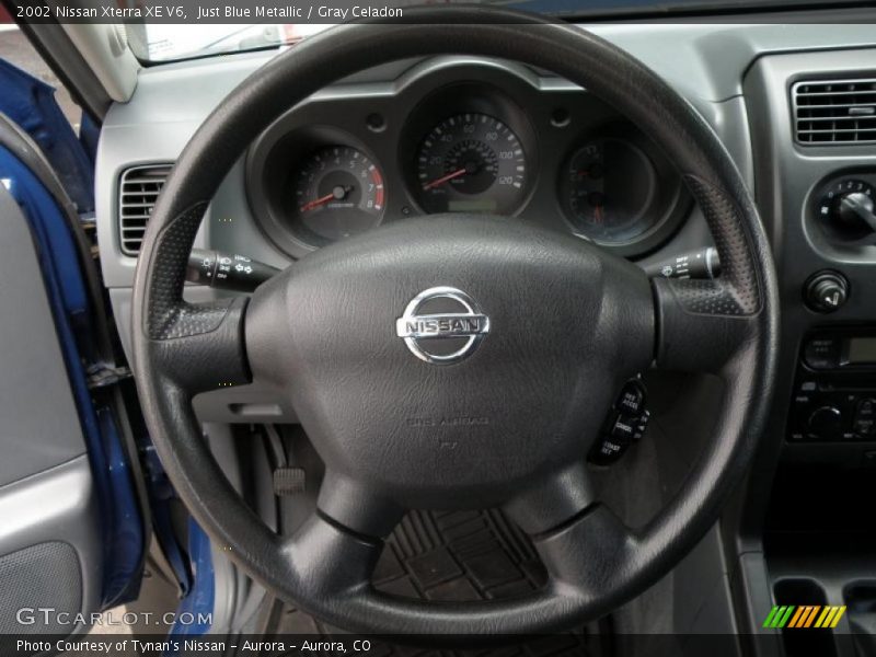 Just Blue Metallic / Gray Celadon 2002 Nissan Xterra XE V6