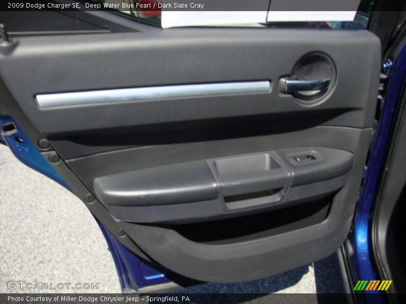 Deep Water Blue Pearl / Dark Slate Gray 2009 Dodge Charger SE