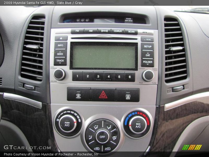 Slate Blue / Gray 2009 Hyundai Santa Fe GLS 4WD