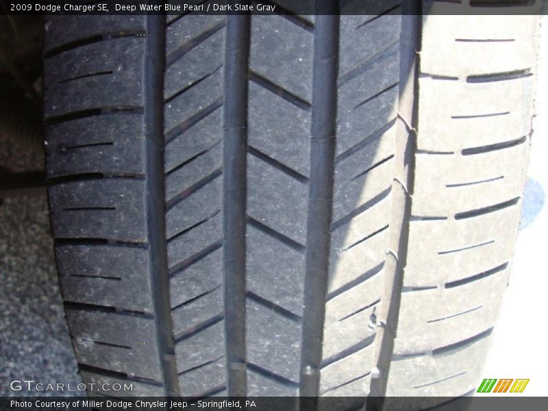 Deep Water Blue Pearl / Dark Slate Gray 2009 Dodge Charger SE