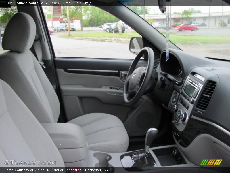 Slate Blue / Gray 2009 Hyundai Santa Fe GLS 4WD