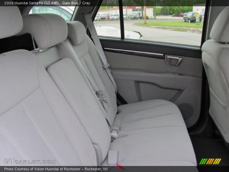 Slate Blue / Gray 2009 Hyundai Santa Fe GLS 4WD