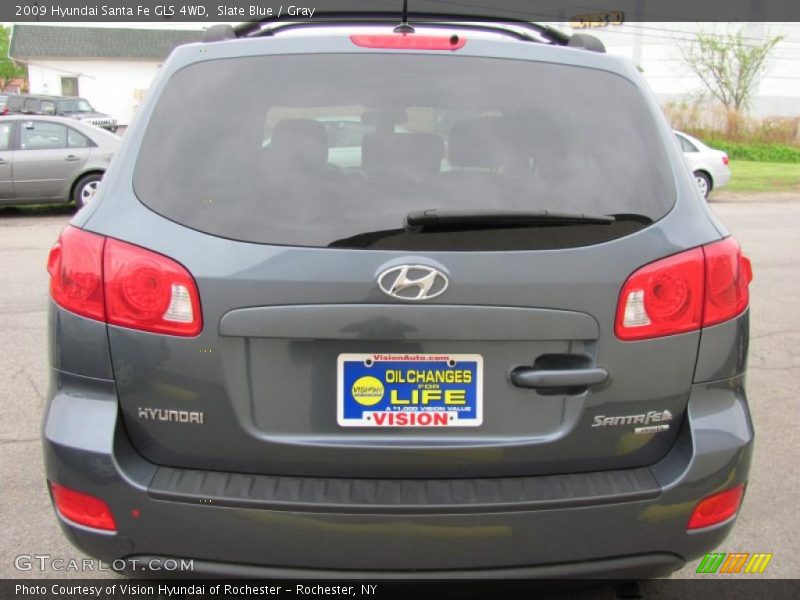 Slate Blue / Gray 2009 Hyundai Santa Fe GLS 4WD