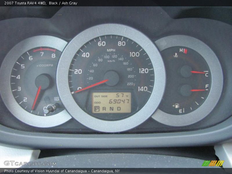 Black / Ash Gray 2007 Toyota RAV4 4WD
