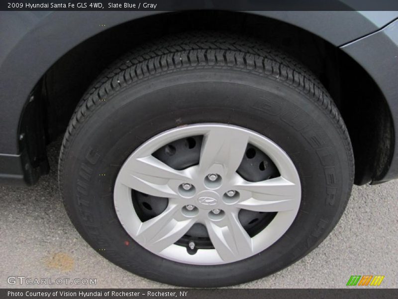 Slate Blue / Gray 2009 Hyundai Santa Fe GLS 4WD
