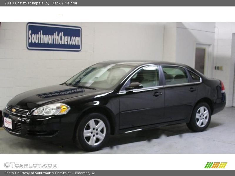 Black / Neutral 2010 Chevrolet Impala LS