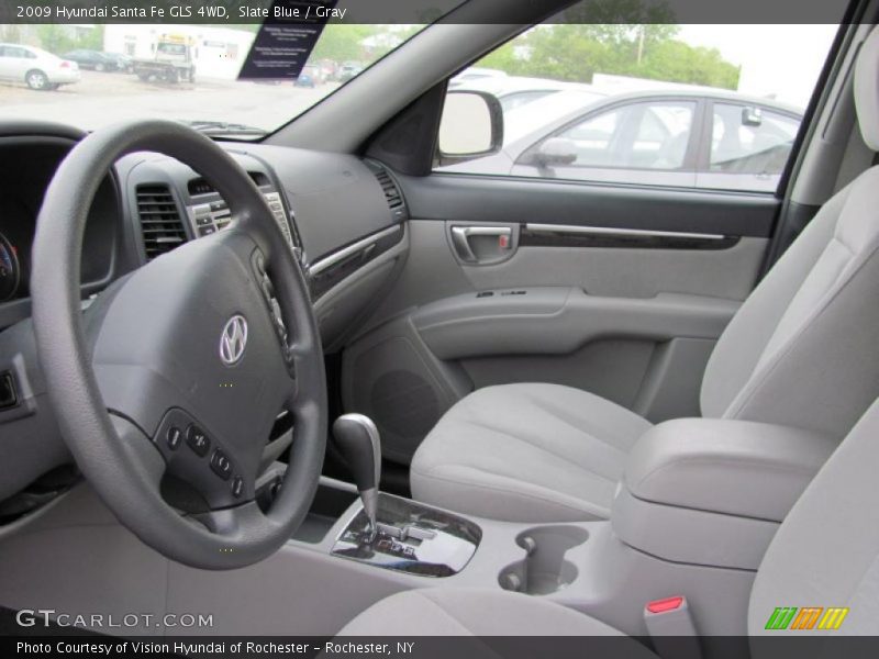 Slate Blue / Gray 2009 Hyundai Santa Fe GLS 4WD