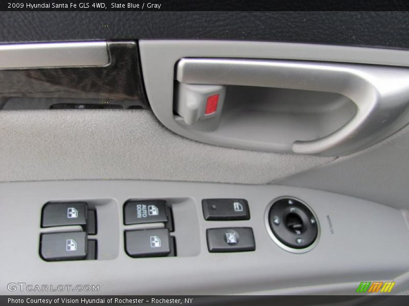 Slate Blue / Gray 2009 Hyundai Santa Fe GLS 4WD