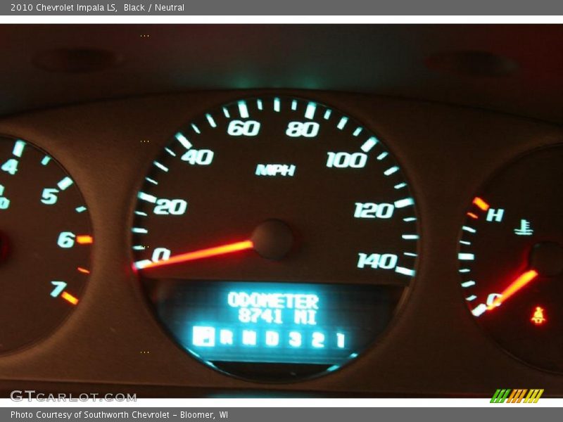 Black / Neutral 2010 Chevrolet Impala LS