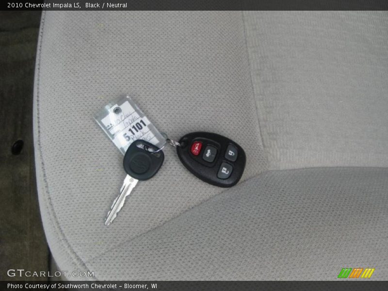 Black / Neutral 2010 Chevrolet Impala LS