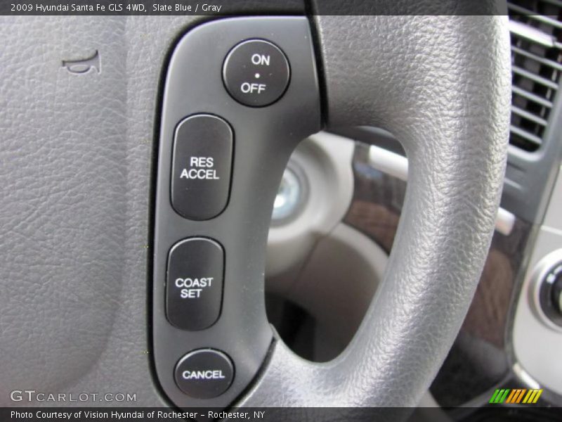 Slate Blue / Gray 2009 Hyundai Santa Fe GLS 4WD