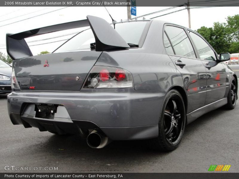 Graphite Gray / Black Alcantara 2006 Mitsubishi Lancer Evolution IX MR