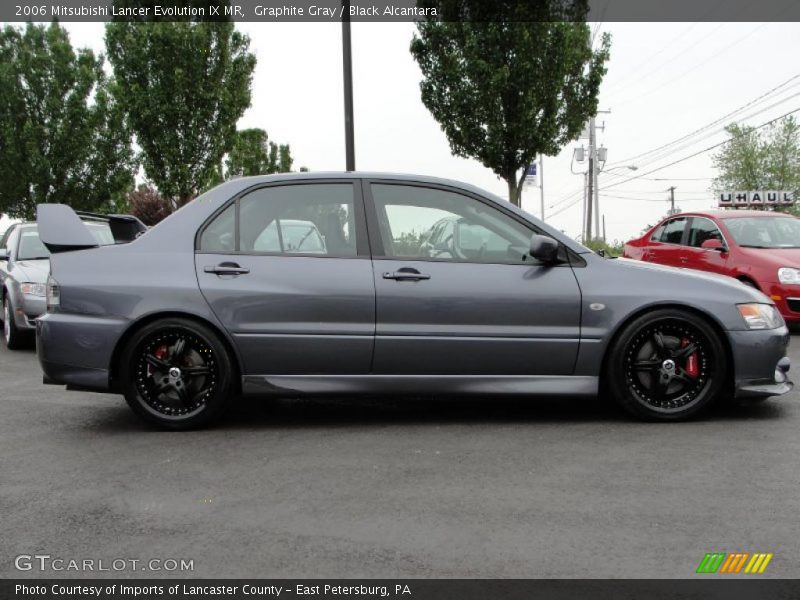 Graphite Gray / Black Alcantara 2006 Mitsubishi Lancer Evolution IX MR