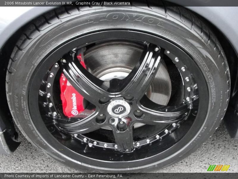 Graphite Gray / Black Alcantara 2006 Mitsubishi Lancer Evolution IX MR