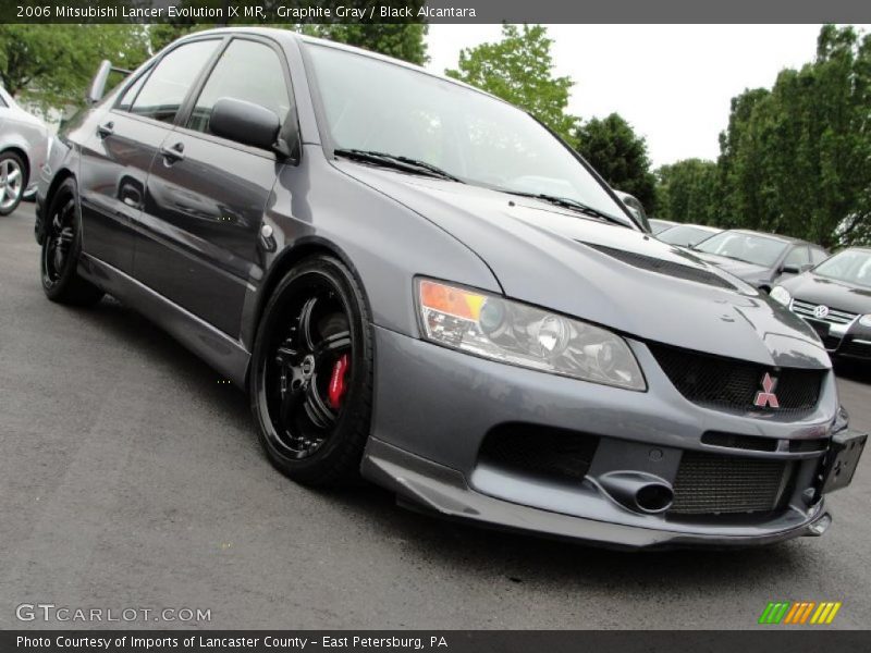 Graphite Gray / Black Alcantara 2006 Mitsubishi Lancer Evolution IX MR