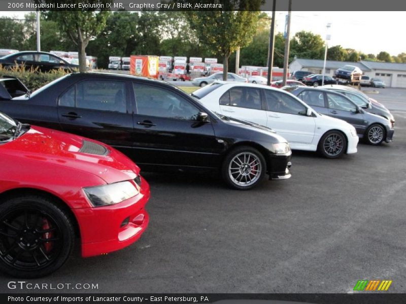 Graphite Gray / Black Alcantara 2006 Mitsubishi Lancer Evolution IX MR