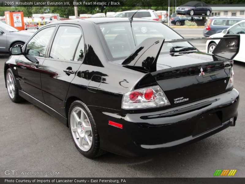 Black Pearl Metallic / Black 2005 Mitsubishi Lancer Evolution VIII
