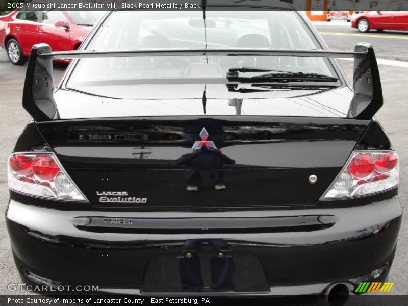 Black Pearl Metallic / Black 2005 Mitsubishi Lancer Evolution VIII