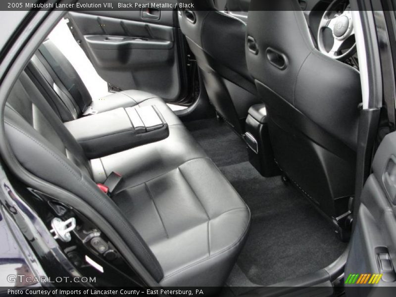 Black Pearl Metallic / Black 2005 Mitsubishi Lancer Evolution VIII