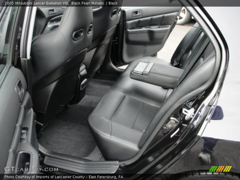 Black Pearl Metallic / Black 2005 Mitsubishi Lancer Evolution VIII