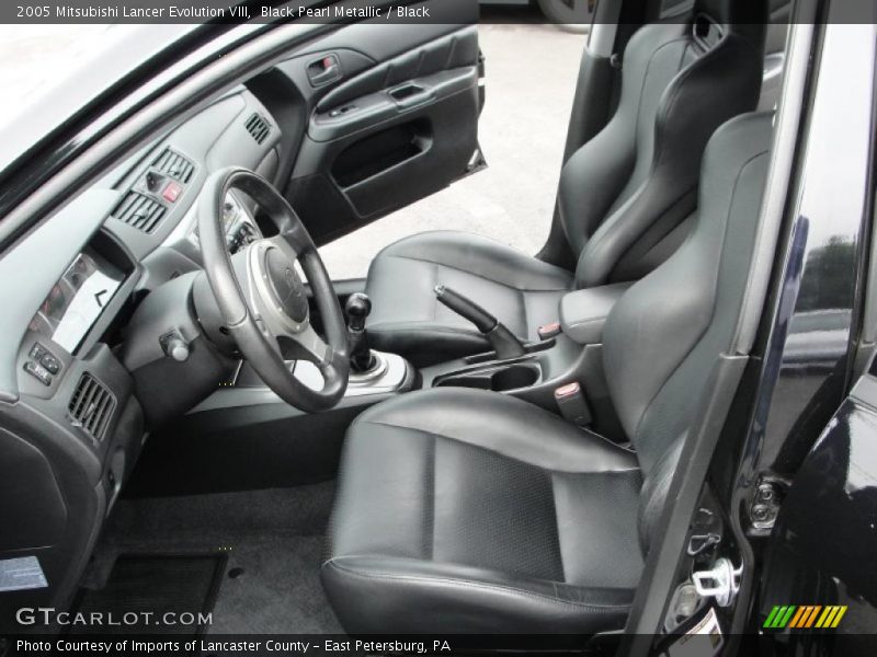 Black Pearl Metallic / Black 2005 Mitsubishi Lancer Evolution VIII
