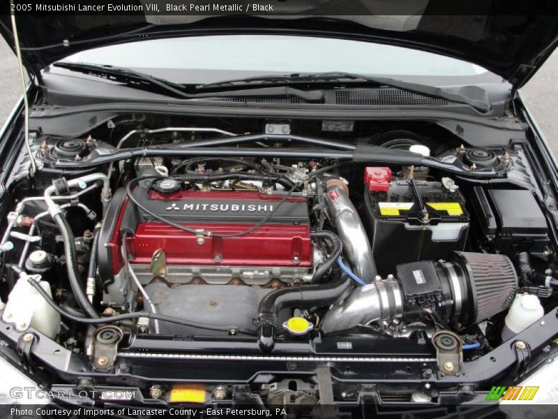 Black Pearl Metallic / Black 2005 Mitsubishi Lancer Evolution VIII