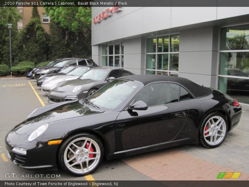Basalt Black Metallic / Black 2010 Porsche 911 Carrera S Cabriolet