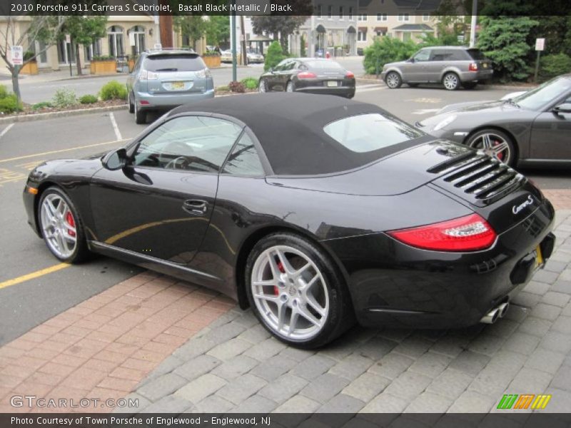 Basalt Black Metallic / Black 2010 Porsche 911 Carrera S Cabriolet