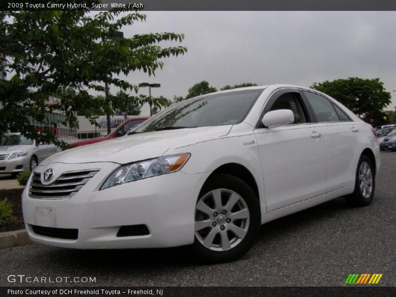 Super White / Ash 2009 Toyota Camry Hybrid