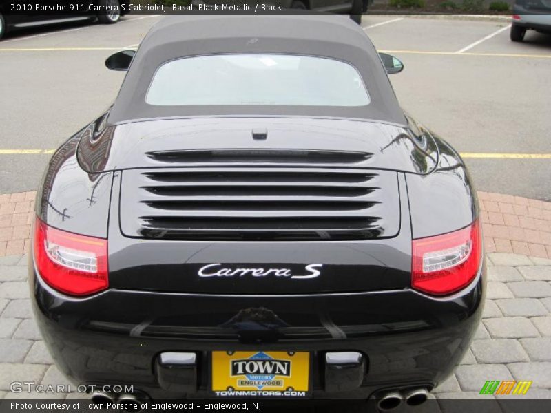 Basalt Black Metallic / Black 2010 Porsche 911 Carrera S Cabriolet