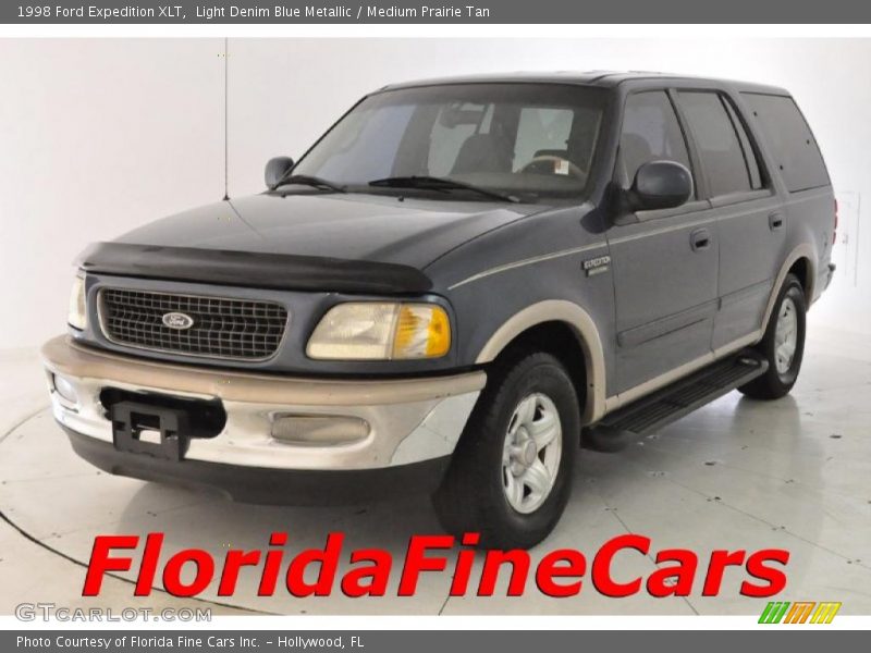 Light Denim Blue Metallic / Medium Prairie Tan 1998 Ford Expedition XLT