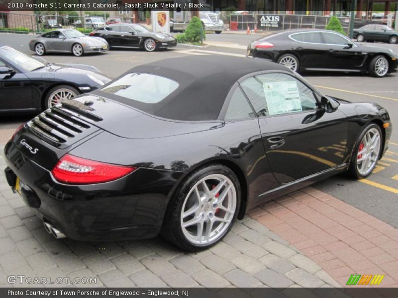 Basalt Black Metallic / Black 2010 Porsche 911 Carrera S Cabriolet