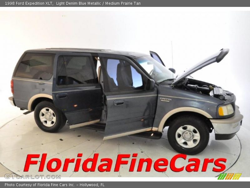Light Denim Blue Metallic / Medium Prairie Tan 1998 Ford Expedition XLT