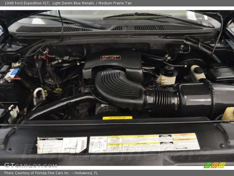 Light Denim Blue Metallic / Medium Prairie Tan 1998 Ford Expedition XLT