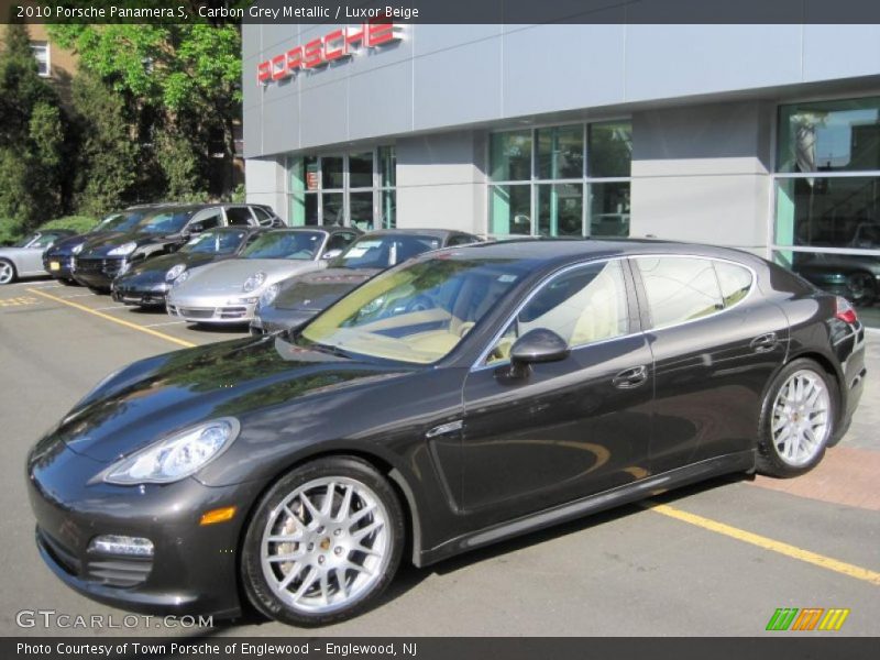 Carbon Grey Metallic / Luxor Beige 2010 Porsche Panamera S