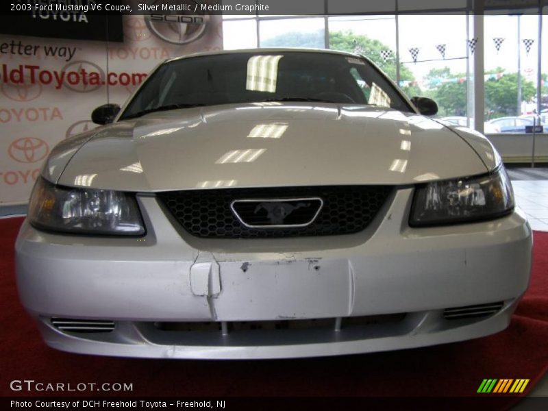 Silver Metallic / Medium Graphite 2003 Ford Mustang V6 Coupe