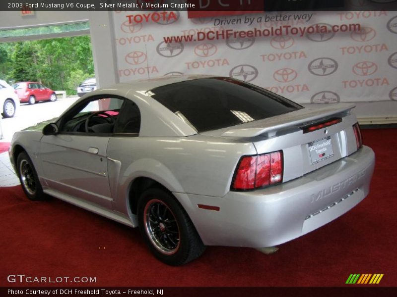 Silver Metallic / Medium Graphite 2003 Ford Mustang V6 Coupe
