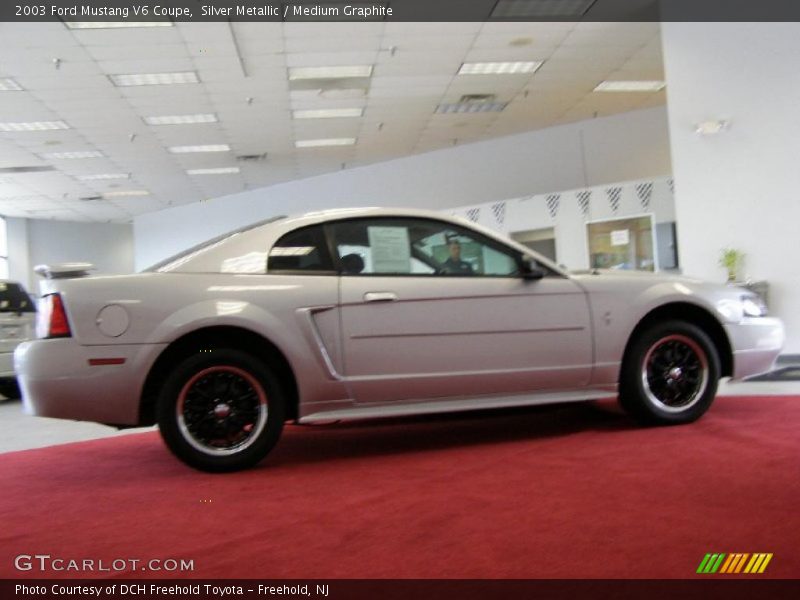 Silver Metallic / Medium Graphite 2003 Ford Mustang V6 Coupe