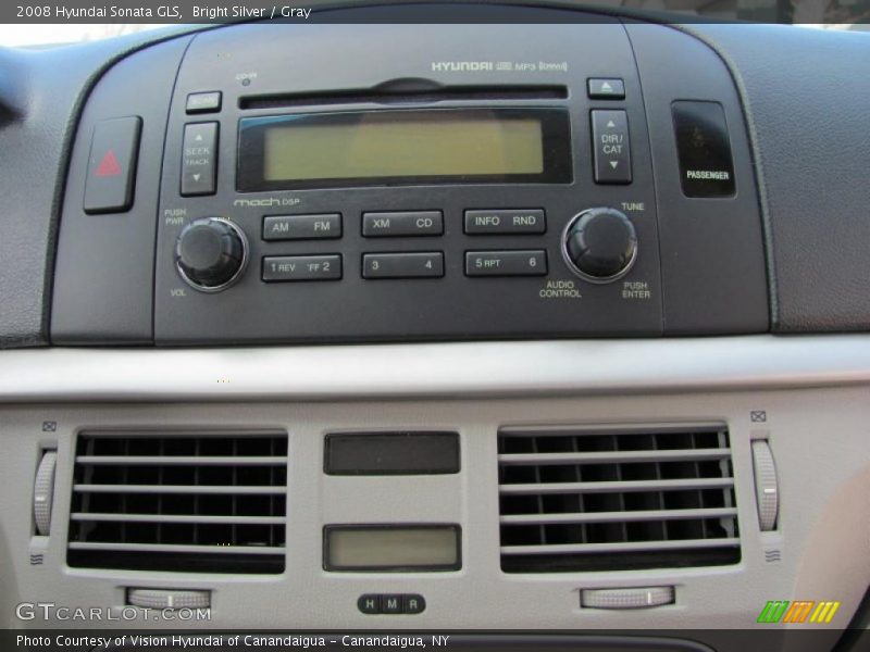 Bright Silver / Gray 2008 Hyundai Sonata GLS