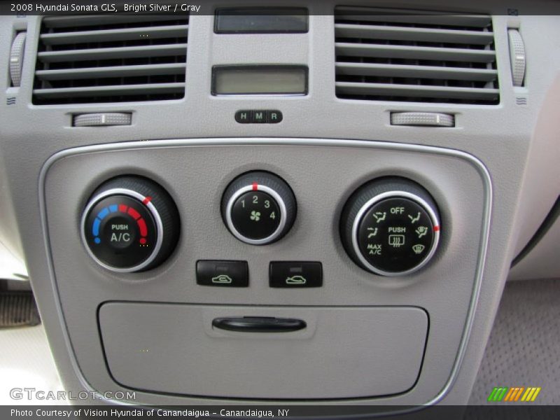 Bright Silver / Gray 2008 Hyundai Sonata GLS