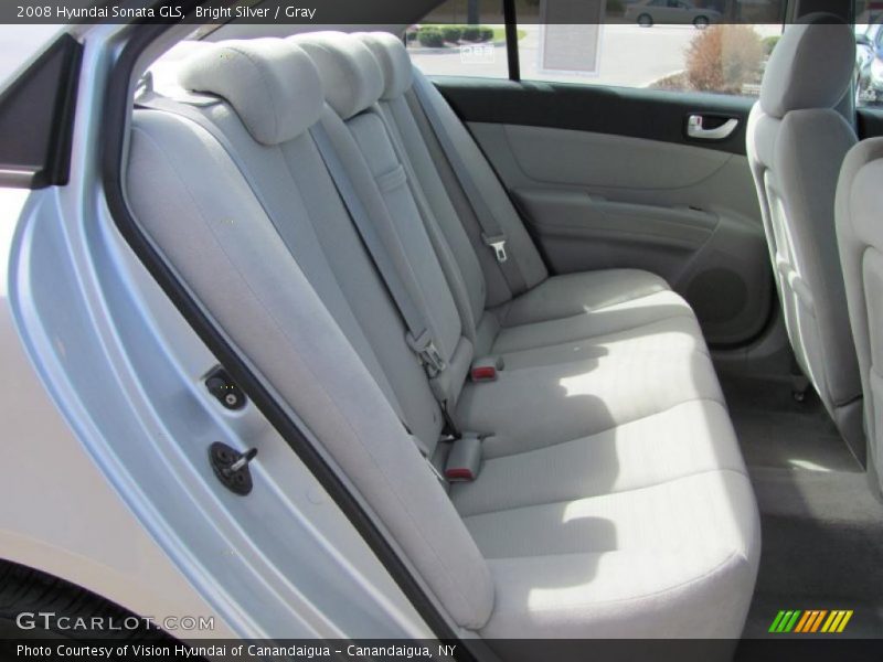 Bright Silver / Gray 2008 Hyundai Sonata GLS