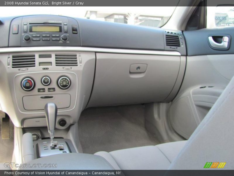 Bright Silver / Gray 2008 Hyundai Sonata GLS