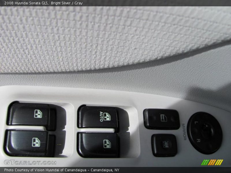 Bright Silver / Gray 2008 Hyundai Sonata GLS